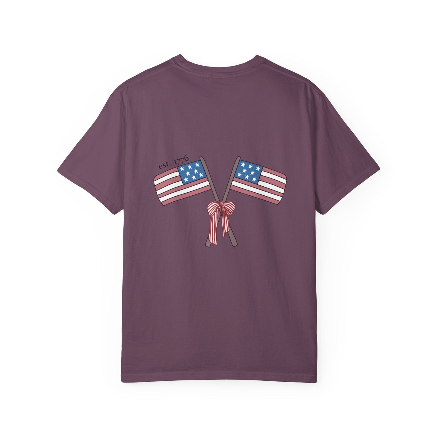 American Flag Comfort Colors Tee