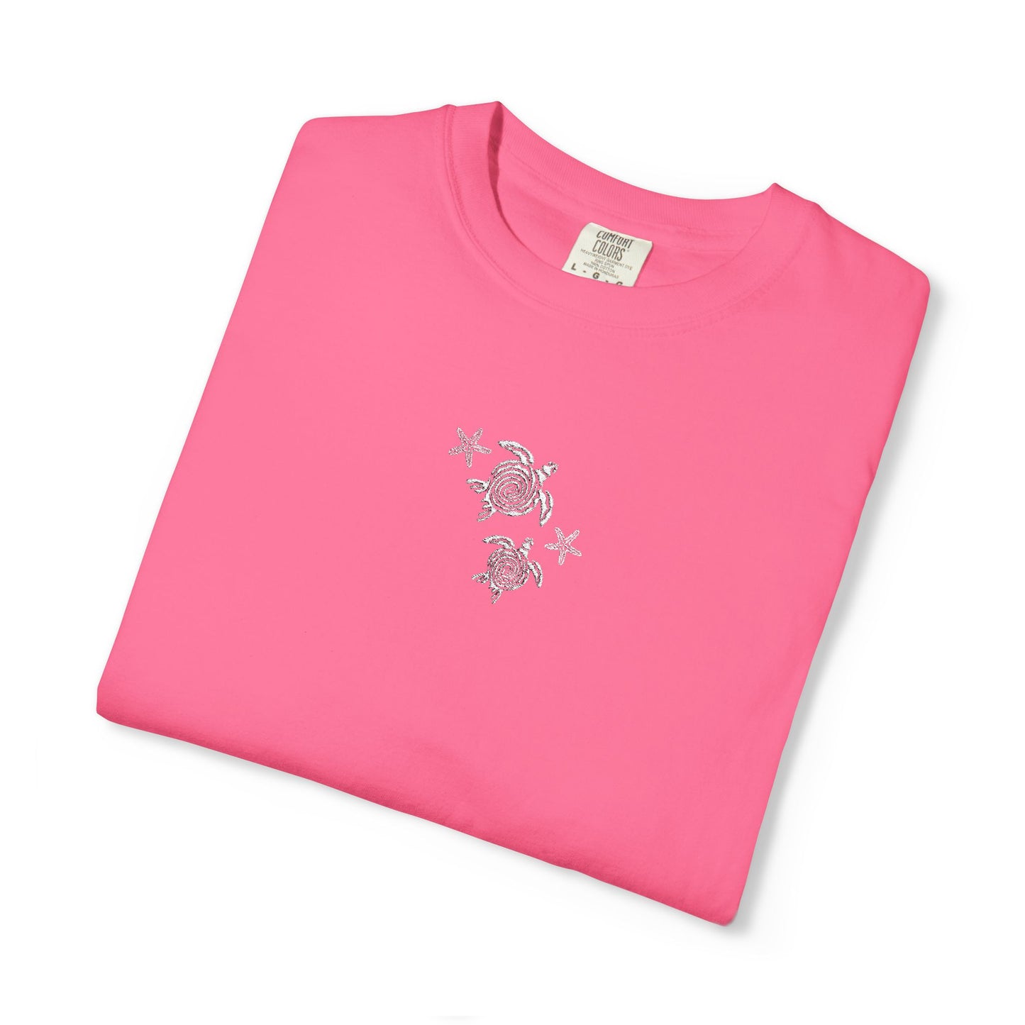Embroidered Turtle Comfort Tee