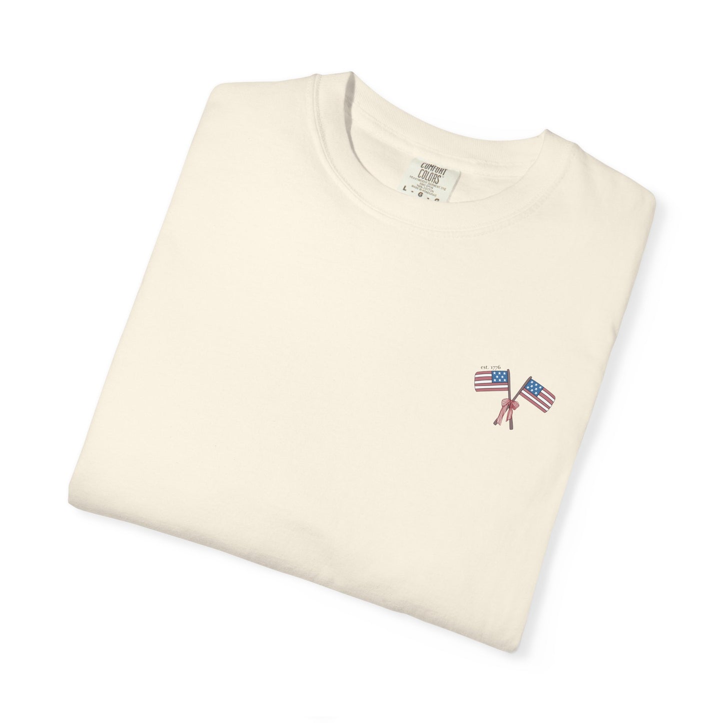 American Flag Comfort Colors Tee
