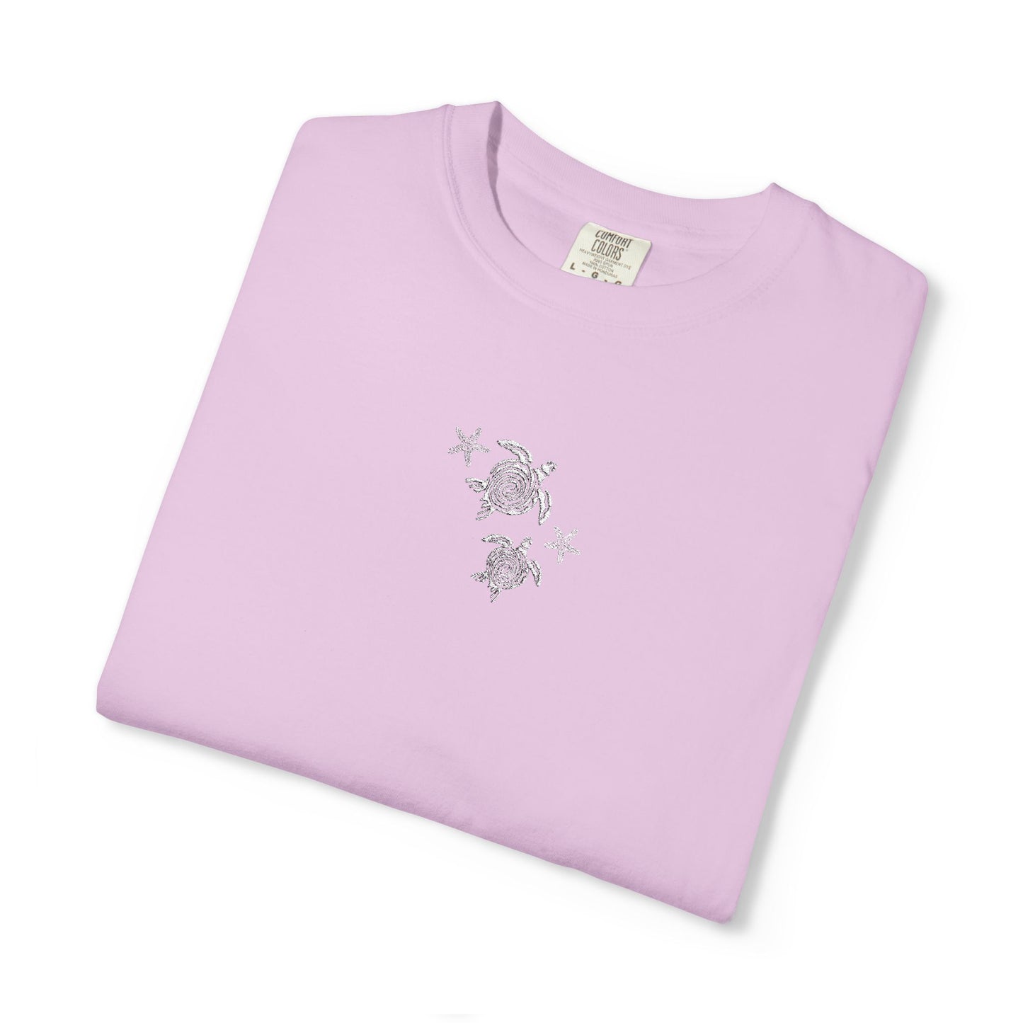 Embroidered Turtle Comfort Tee