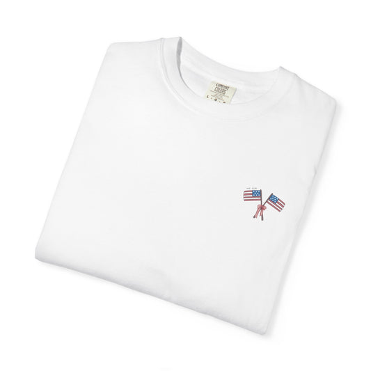 American Flag Comfort Colors Tee