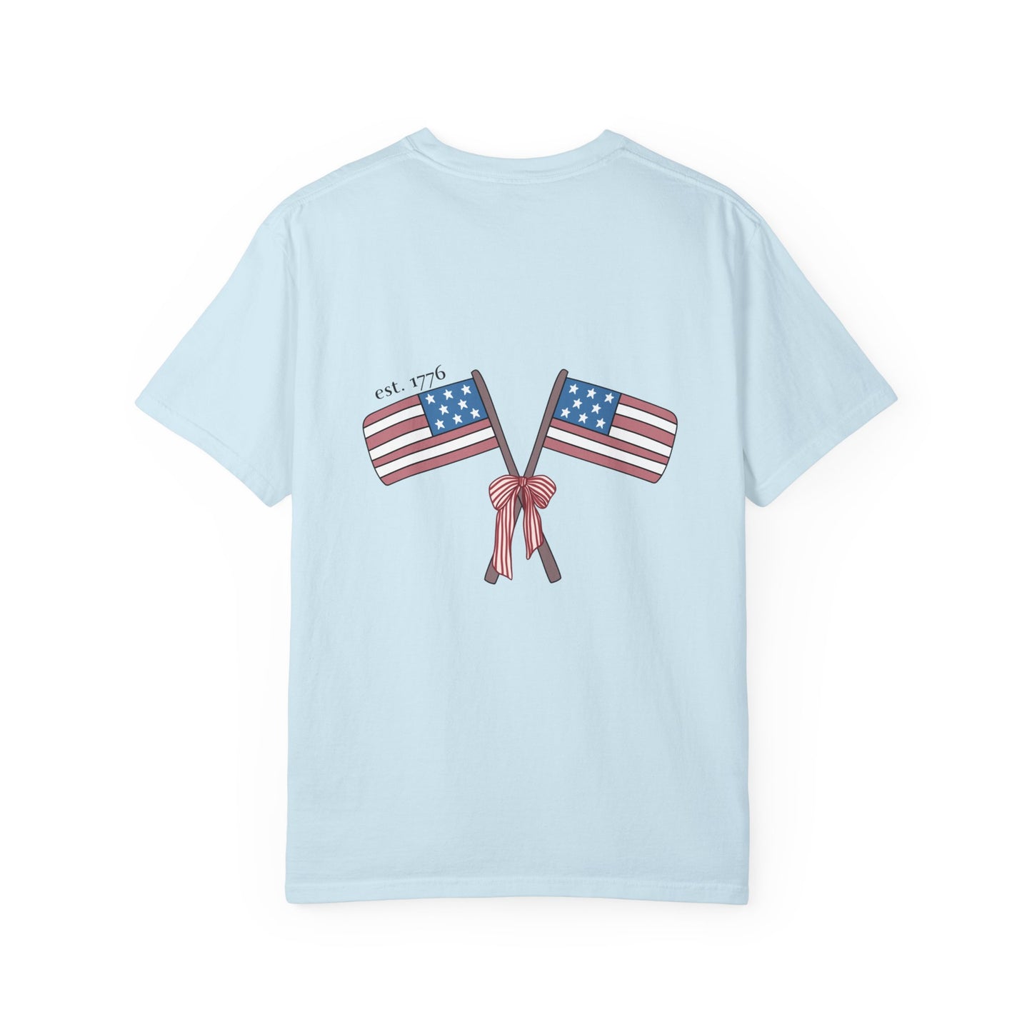 American Flag Comfort Colors Tee