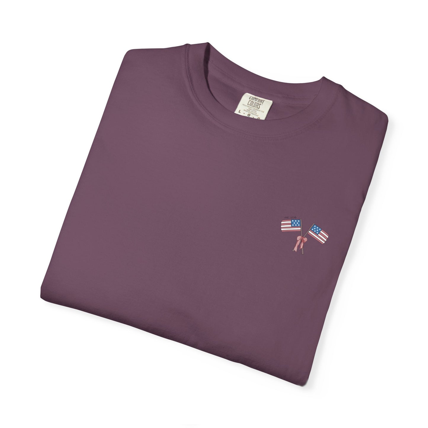 American Flag Comfort Colors Tee
