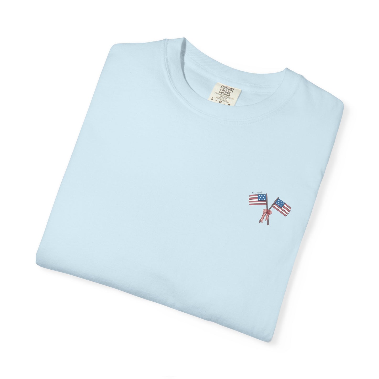 American Flag Comfort Colors Tee