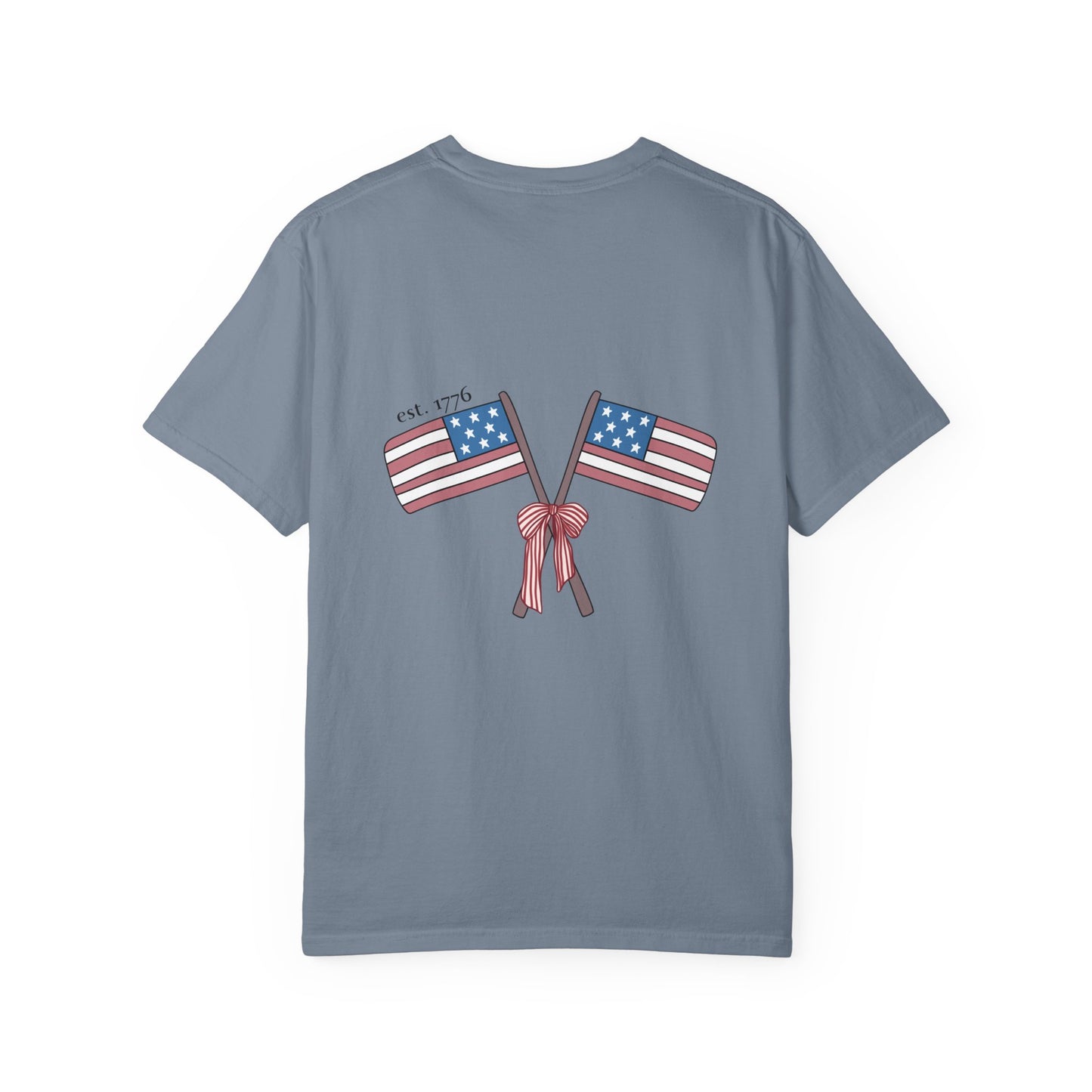 American Flag Comfort Colors Tee