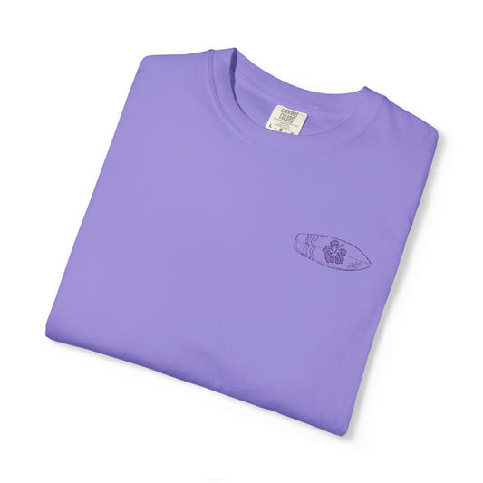 Surfboard Embroidered Comfort Colors Tee