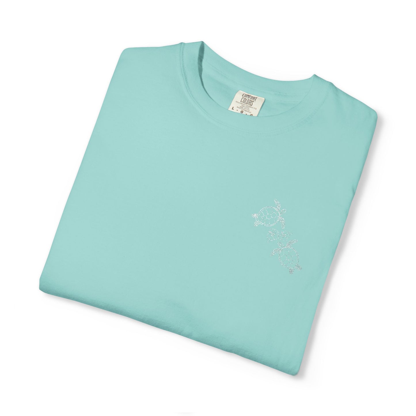 Embroidered Turtles Comfort Colors Tee