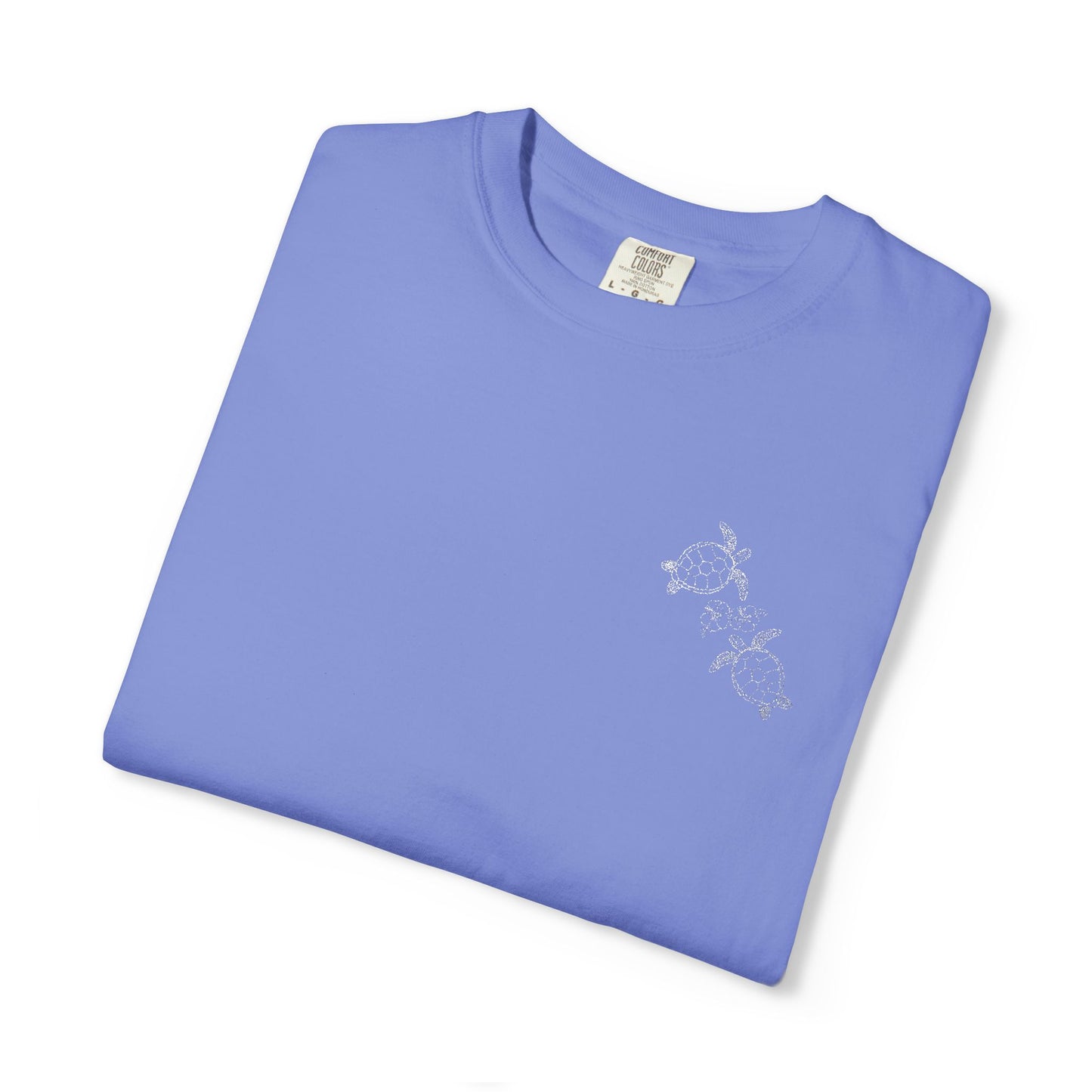 Embroidered Turtles Comfort Colors Tee